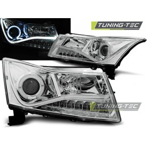 Čir&aacute; světla Chevrolet Cruze 09-12 s denn&iacute;m sv&iacute;cen&iacute;m - chrom