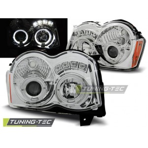 Předn&iacute; čir&aacute; světla Jeep Grand Cherokee 08-10 chrom