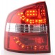 Zadní světla Škoda Octavia Combi 04-09 - LED, červená/krystal