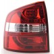 Zadní světla Škoda Octavia Combi 04-09 - LED, červená/krystal
