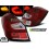 Zadní čirá světla Škoda Fabia II 07-10 - LED, červená/krystal