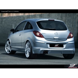 Opel Corsa D (06-10) spoiler zadn&iacute;ho n&aacute;razn&iacute;ku