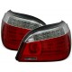 Zadní čirá světla BMW E60 04-07 – LED, červená/krystal