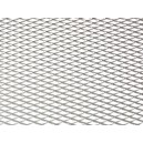 Mřížka tahokov 25x100cm malá oka stříbrná