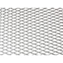 Mřížka tahokov 25x100cm velká oka stříbrná