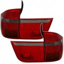 Zadní čirá světla BMW X5 E70 07-10 LED, červená/kouřová