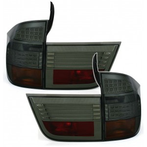 Zadn&iacute; čir&aacute; světla BMW X5 E70 07-10 LED, kouřov&aacute;