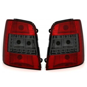 Zadn&iacute; čir&aacute; světla VW Touran 1T 03-10 LED červen&aacute;/kouřov&aacute;