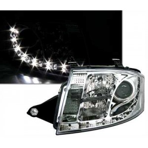 Audi TT 8N (98-06) předn&iacute; světla DEVIL EYES, chrom