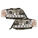 Předn&iacute; světla Audi A6 4B 01-04 s denn&iacute;m sv&iacute;cen&iacute;m, chrom