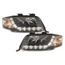 Světla předn&iacute; DEVIL EYES Audi A6 4B 97-01 čern&aacute;