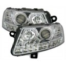 Čir&aacute; optika Audi A6 4F 04-07 CCFL, chrom
