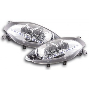 Předn&iacute; světla DEVIL EYES Fiat Bravo 07+ _ chrom