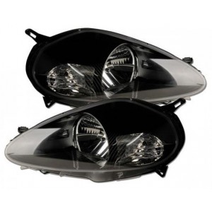 Předn&iacute; světla Fiat Grande Punto 05-08 čern&aacute;