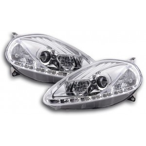 Čir&aacute; světla DEVIL EYES Fiat Grande Punto 05-08 chrom