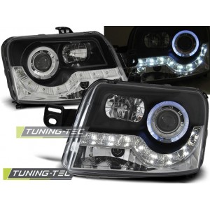 Předn&iacute; světla DEVIL EYES Fiat Panda 03-09 čern&aacute;