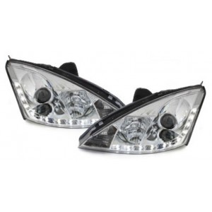 Předn&iacute; světla D-LITE Ford Focus 01-04 &ndash; chrom
