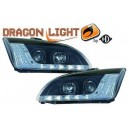 Čir&aacute; světla DEVIL EYES Ford Focus 05-08 čern&aacute;, LED blinkr
