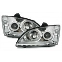 Čir&aacute; optika Ford Focus 05-08 CCFL, chrom