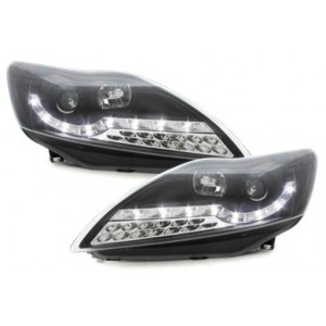 Čir&aacute; světla DEVIL EYES Ford Focus 08-11 čern&aacute;, LED blinkr