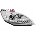 Čir&aacute; světla DEVIL EYES Ford Focus 08-11 chrom, LED blinkr