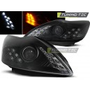 Předn&iacute; čir&aacute; světla DEVIL EYES Ford Focus 08-11 čern&aacute;