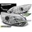 Přední čirá světla Ford Focus MK3 11-14 TUBE LIGHTS chrom