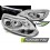 Přední čirá optika Ford Focus MK3 11-14 TUBE LIGHTS chrom