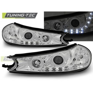 Předn&iacute; čir&aacute; světla DEVIL EYES Ford Mondeo 96-00 chrom