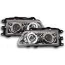 Přední čirá světla Honda CRX 88-89 – chrom