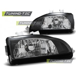 Předn&iacute; čir&aacute; světla Honda Civic 2/3dv. 91-95 &ndash; čern&aacute;