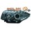 BMW 1 E87/E81/82/88 přední světla LED ANGEL EYES, chrom
