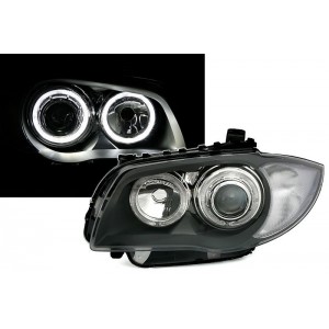 BMW 1 E87/E81/82/88 předn&iacute; světla LED ANGEL EYES, &scaron;ed&aacute;