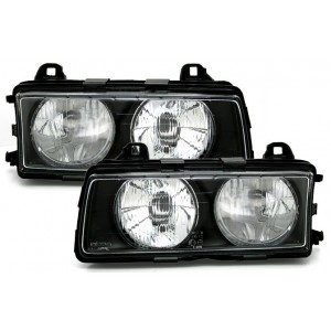 BMW E36 Lim./Touring/Compact/Coupe/Cabrio předn&iacute; světla, čern&aacute;