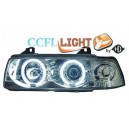 Čir&aacute; optika BMW E36 Lim. 92-98 CCFL, chrom