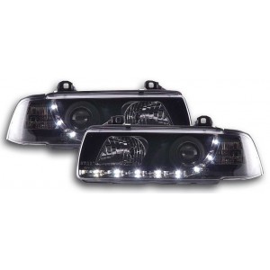 BMW E36 Lim./Touring/Compact předn&iacute; světla D-LITE, čern&aacute;