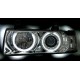 Přední čirá světla BMW E36 Lim. 92-98 CCFL, chrom