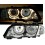 BMW E46 Lim./Touring přední světla ANGEL EYES, chrom