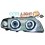 BMW E46 Lim./Touring přední světla CCFL ANGEL EYES, chrom