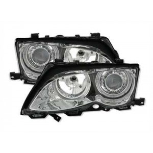 BMW E46 Lim./Touring předn&iacute; světla CCFL ANGEL EYES, chrom