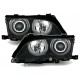 Přední světla BMW E46 Lim./Touring 01-05 CCFL, černá