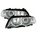 Předn&iacute; čir&aacute; světla BMW E46 Lim. 98-01 LED, chrom