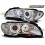 BMW E46 Coupe/Cabrio přední světla ANGEL EYES, chrom