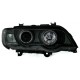 Přední světla BMW X5 E53 99-03 CCFL, černá