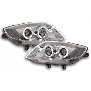 BMW Z4 předn&iacute; světla LED ANGEL EYES, chrom