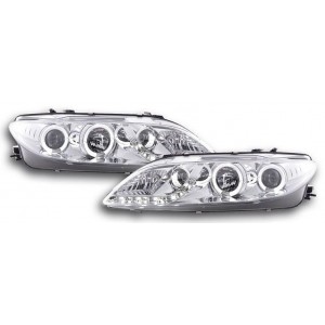 Předn&iacute; světla DEVIL EYES Mazda 6 02-07 &ndash; chrom