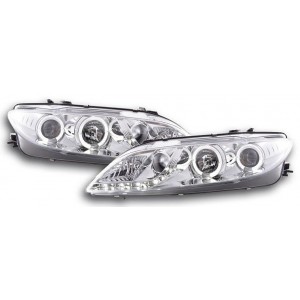 Předn&iacute; světla DEVIL EYES Mazda 6 02-07 &ndash; chrom