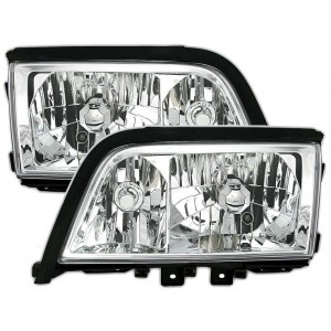 Přední čirá světla Mercedes Benz W202 C-tř. 93-01 – chrom