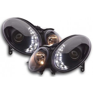 Předn&iacute; světla DEVIL EYES Mercedes Benz W211 E-tř. 06-08 &ndash; čern&aacute;