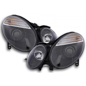 Předn&iacute; čir&aacute; světla Mercedes Benz W211 E-tř. 02-06 &ndash; čern&aacute;